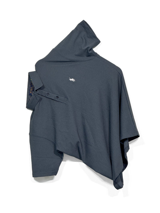 DRIFTNFIT BRANDED POLO  T-SHIRT (DARK GRAY)